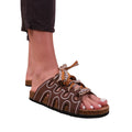 Brown - Front - Where´s That From Womens-Ladies Paradox Ribbon Faux Leather Strappy Sandals