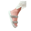 White - Front - Where´s That From Womens-Ladies Define Diamante PU Flat Sandals