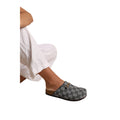 Grey - Side - Where´s That From Womens-Ladies Dublin Faux Leather Open Back Loafers