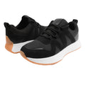 Black - Back - Where´s That From Womens-Ladies Momentum Faux Suede Trainers