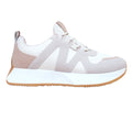 Cream - Front - Where´s That From Womens-Ladies Momentum Faux Suede Trainers