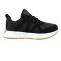 Black - Front - Where´s That From Womens-Ladies Momentum Faux Suede Trainers