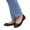 Black - Side - Where´s That From Womens-Ladies Bexley Slip-on Flat Pumps