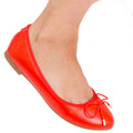 Red - Front - Where´s That From Womens-Ladies Bexley Slip-on Flat Pumps