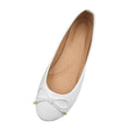 White - Front - Where´s That From Childrens-Kids Truth Slip-on Ballerina Flats