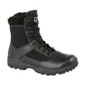 Front - Grafters Mens Leather Combat Boots