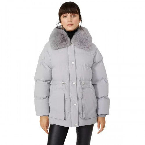 Principles Womens Ladies Faux Fur Short Padded Jacket Discounts on great Brands