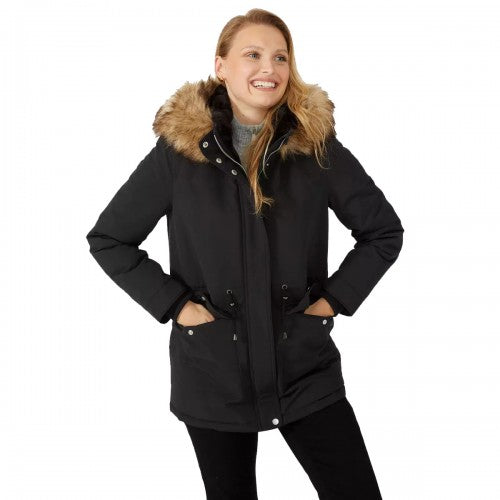 Ladies lined parka best sale