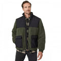 Front - Mantaray Mens Quilted Borg Jacket