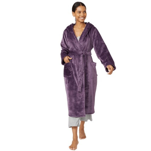 Debenhams Womens Ladies Sleek Hooded Nightwear Robe Discounts on