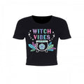 Front - Grindstore Womens/Ladies Witch Vibes Crop Top