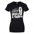 Front - Grindstore Womens/Ladies In Loving Memory Of When I Cared T-Shirt