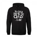 Front - Grindstore Mens People Think Im Crazy Hoodie