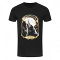 Front - Deadly Tarot Mens Obsidian The Moon T-Shirt