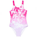 Front - Hype Girls Cloud Fade One Piece Swimsuit