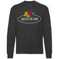 Front - Fruit of the Loom Womens/Ladies Large Logo Vintage Sweatshirt