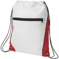 Front - Bullet Contrast Non Woven Drawstring Backpack