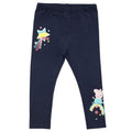 Front - Peppa Pig Girls Rainbow Leggings