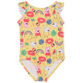 Front - Peppa Pig Girls Rainbow One Piece Swimsuit