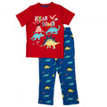 Front - Popgear Boys Roarsome Dinosaur Pyjama Set