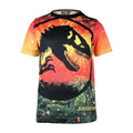 Front - Jurassic World Girls Lava Logo T-Shirt