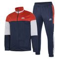 Front - Umbro Mens Diamond Knitted Tracksuit