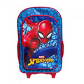 Front - Spider-Man Boys 2 Wheel Trolley Bag