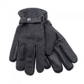 Front - Tom Franks Mens Tweed Leather Gloves