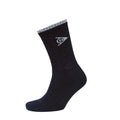 White-Black-Grey - Side - Dunlop Mens Gibside Sports Socks (Pack of 5)