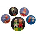 Multicoloured - Side - Super Mario Badge Set (Pack of 5)