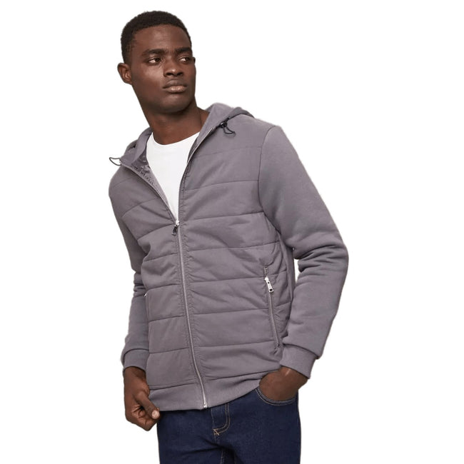 Burton Mens Quilted Full Zip Hoodie Discounts on great Brands