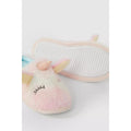 Pink - Side - Blue Zoo Girls Unicorn Slippers