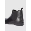 Black - Back - Debenhams Mens Elliot Leather Chelsea Boots