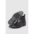 Black - Side - Debenhams Mens Elliot Leather Chelsea Boots