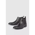 Black - Lifestyle - Debenhams Mens Elliot Leather Chelsea Boots