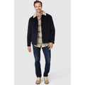 Navy - Lifestyle - Mantaray Mens Cord Borg Lined Jacket