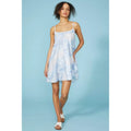 Blue - Pack Shot - Debenhams Womens-Ladies Tie Dye Mini Swing Dress