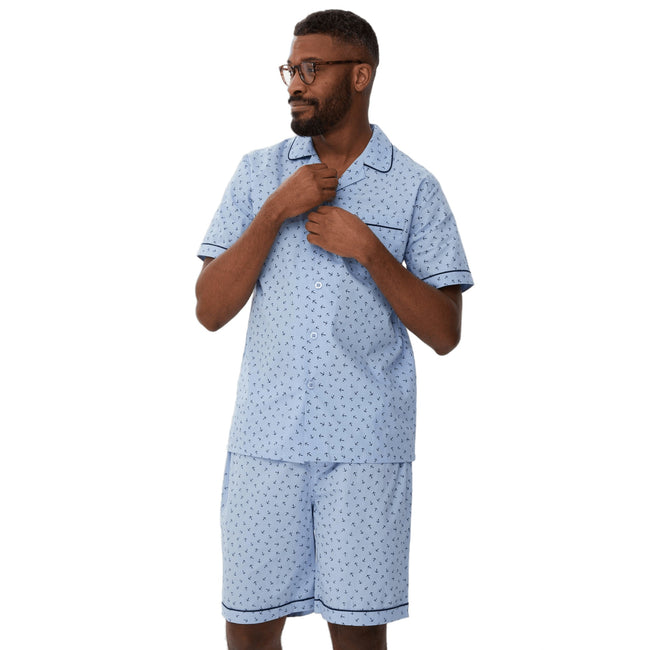 Mens short pyjama set sale