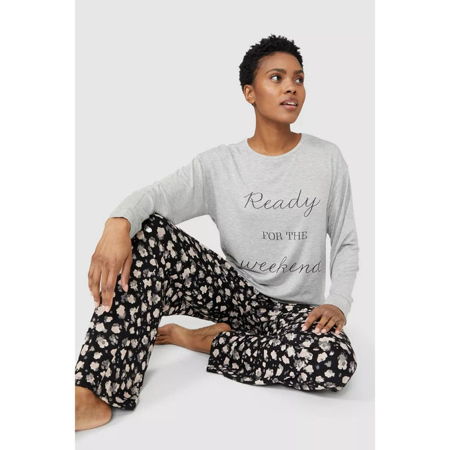 Debenhams Womens Ladies Ready For The Weekend Petite Pyjama Set Discounts on great Brands