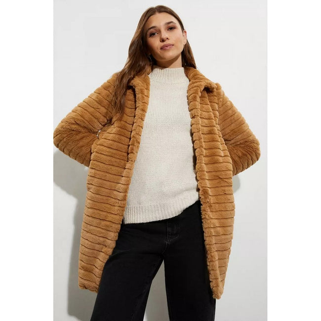 Dorothy perkins fake fur coat hotsell