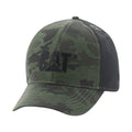 Grey - Front - Caterpillar Camo Logo Baseball Cap