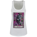 White - Front - Deadly Tarot Womens-Ladies The Fool Felis Vest Top