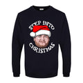 Navy - Front - Grindstore Mens Step Into Christmas Jumper