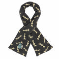 Black - Front - Piggy Childrens-Kids Zompiggy Scarf