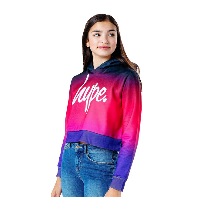 Hype Girls Pretty Fade Cropped Hoodie Discounts on great Brands