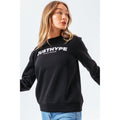 Black - Side - Hype Womens-Ladies Jh Lnd Sweatshirt