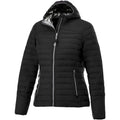 Solid Black - Front - Elevate Womens-Ladies Silverton Insulated Jacket