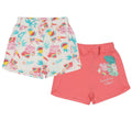 White-Pink - Front - Peppa Pig Girls Sunshine Vibes Shorts (Pack of 2)