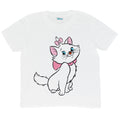 White - Front - The Aristocats Girls Marie T-Shirt