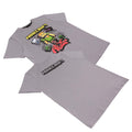 Grey-Yellow-Red - Side - Minecraft Childrens-Kids Alex T-Shirt